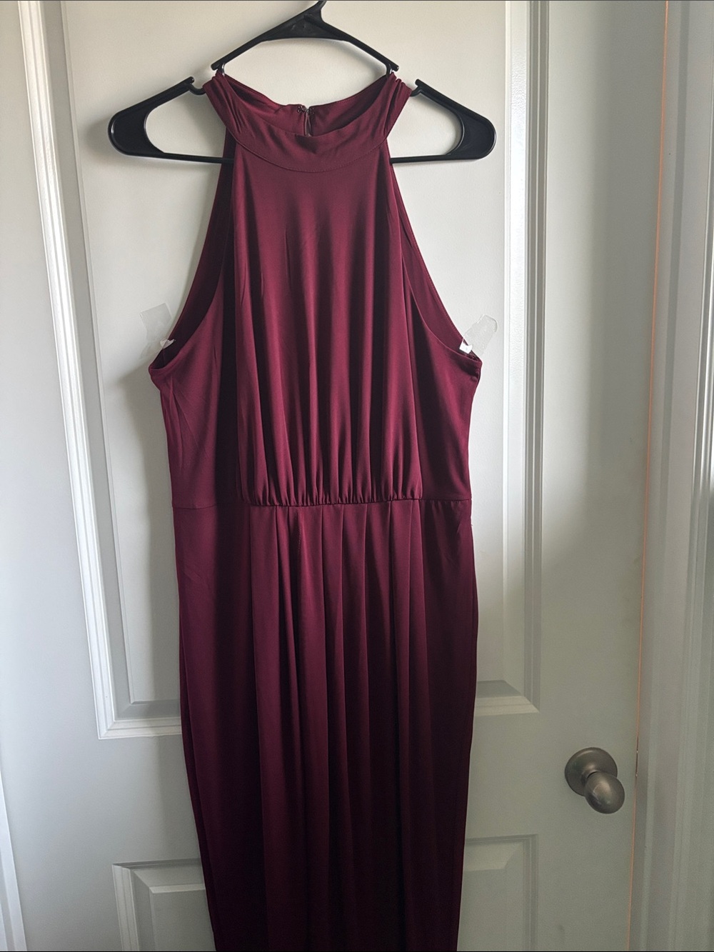 VENUS Sleeveless Maxi Dress in Wine